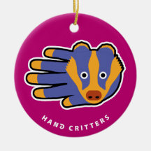 Badger ornament
