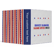 BADGER/SQUATCH TICKET 3 RING BINDERS
