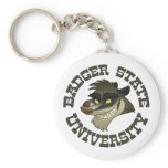 “Badger State University” Keychain