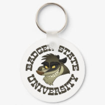 “Badger State University” Keychain