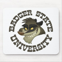 “Badger State University” Mouse Pad mousepads