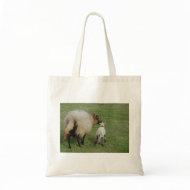 Badgerface Ewe with lamb bag