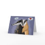 Badgers in Love Greeting Card
