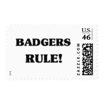 Badgers Rule Stamp