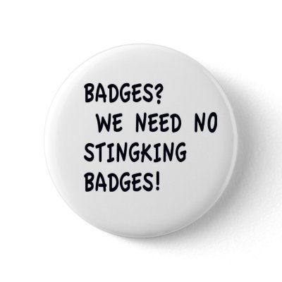 \#1 Badges Pin from Zazzle.com