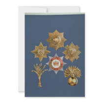 Badges from the Guards Division and the Five Foot Personalized Announcements