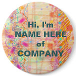 Badges, Pins - Just Peachy