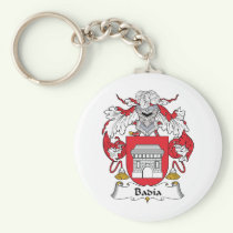 Badia Family Crest Keychain