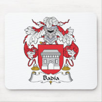 Badia Family Crest Mousepad