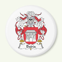 Badia Family Crest Magnet