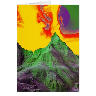 Badlands # 11 greeting card by Merritt_B