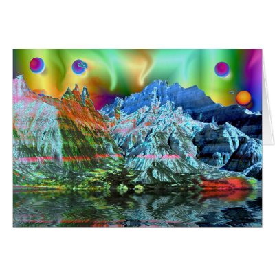 Badlands # 13a greeting card by Merritt_B