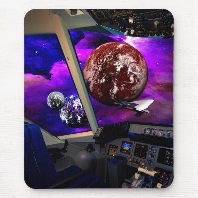 Badlands, Cockpit3 Mouse Pad by Space_Art_With_us