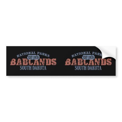 Badlands National Park Bumper Stickers by cdandc