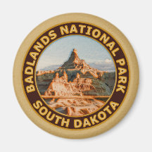 Badlands National Park Fridge Magnet