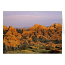 Badlands National Park in South Dakota Greeting Cards