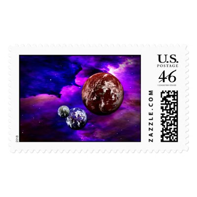 Badlands Stamps by Space_Art_With_us