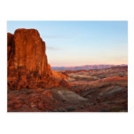 Badlands Sundown Postcard