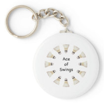 Badminton Ace Keychains