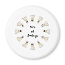 Badminton Ace Fridge Magnet