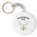Badminton Babe Keychains