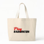 Badminton Canvas Bag