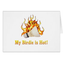 Badminton Birdie is Hot
