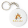 Badminton Birdie is Hot Key Chain