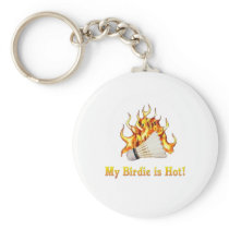 Badminton Birdie is Hot Key Chain
