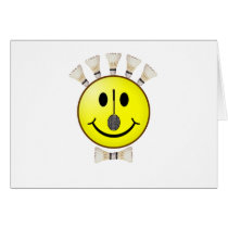 Badminton Bowtie Smiley