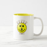 Badminton Bowtie Smiley Coffee Mug