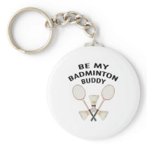 Badminton Buddies Keychain