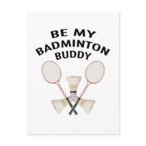 Badminton Buddies Postcards
