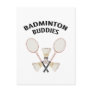 Badminton Buddies Post Card