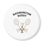 Badminton Buddy Refrigerator Magnets