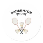 Badminton Buddy Stickers