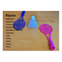 Badminton Business Cards