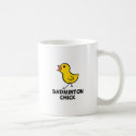 Badminton Chick Mug by chicktshirts8 Badminton Chick Mug