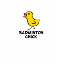 Badminton Chick T-Shirt by chicktshirts8 Badminton Chick T-Shirt
