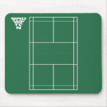 Badminton Court Mousepad