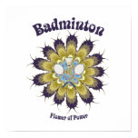 Badminton Flower of Power Posters