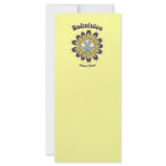Badminton Flower of Power Custom Rack Cards