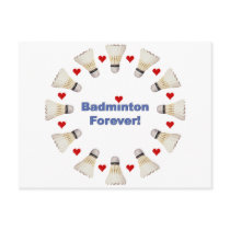 Badminton Forever Post Cards