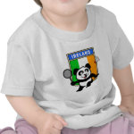 This little badminton-playing panda is too cute! Panda holds a raquet and is ready to hit the shuttle for the Irish team! Great for fans of the Ireland badminton team or Irish badminton players!