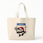 This little badminton-playing panda is too cute! Panda holds a raquet and is ready to hit the shuttle for the Japanese team! Great for fans of the Japan badminton team or Japanese badminton players!
