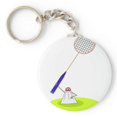 Badminton Keychain by prawny