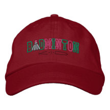 Badminton Kid Embroidered Hats