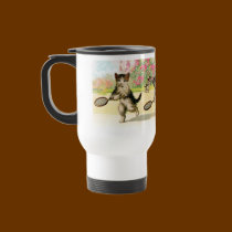 Badminton Kittens Vintage Art mugs