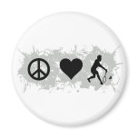 Badminton Refrigerator Magnet