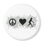 Badminton Refrigerator Magnets